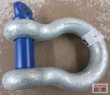 Peer-Lift 8058905 1"-26mm Screw Pin Anchor Shackle, WLL: 8-1/2 Ton