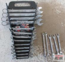 SK Tools (USA) 18pc Metric Combination Wrench Set w/ Storage Rack 6mm (2) 7mm (2) 9mm (7) 11mm (3)