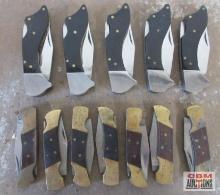 Pocket Knives w/ 2.5" Blade -Set of 5 Pocket Knives w/ 2" Blade - Set of 7