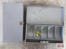 Curmanco Metal Cash Boxes w/ Keys - Set of 2