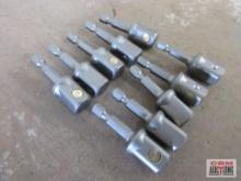 Irwin 93795 1/2" Socket Adapters x 2" w/ Ball - Set of 10