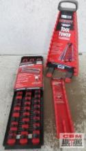 Ernst 5310 10 Tool Screwdriver Gripper Rack 5230 30 Tool Wrench Organizer Tower 8450 Socket Boss