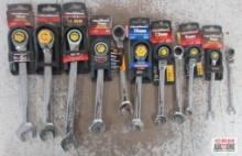 KD GearWrench10pc Ratcheting Combination Wrench Set 18mm, 18mm, 16mm, 16mm, 15mm, 14mm, 12mm,
