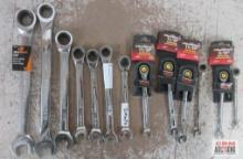 KD GearWrench13pc Ratcheting Combination Wrench Set 7/8", 3/4", 18mm, 9/16", 9/16", 1/2", 12mm,