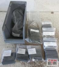 Mauer Roll Pin Assortment - Various Sizes & Gray Tote