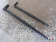 Mayhew 1/2" x 12" Pro Lady FootPry Bar 9" Pro Rolling Head Pry Bar