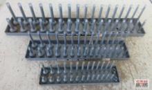 Hansen 3pc Socket Holder Set 1/2", 3/8", 1/4"