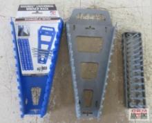 Hansen Blue/Gray Combination Wrench Racks & 1/4" Drive Socket Holder