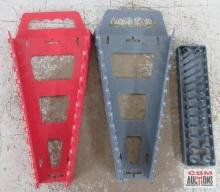 Hansen Red/Gray Combination Wrench Racks & 1/4" Drive Socket Holder