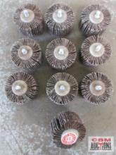 2" Flap Wheels, 60 Grit, 25,000RPM - Set of 10(+/-)