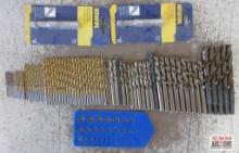 Irwin 82pc Drill Bit Set & Drill Bit Gauge 7/16" (9) 5/64" (10) 7/32" (2) 5/16" (4) 19/64" (2)