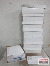 Print Master (500 Count +/- Per Box) 4-1/8" x 9-9/12" Buzzard Gulch Window Envelopes - Set of 8