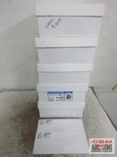 Print Master (500 Count +/- Per Box) 4-1/8" x 9-9/12" Buzzard Gulch Window Envelopes - Set of 5