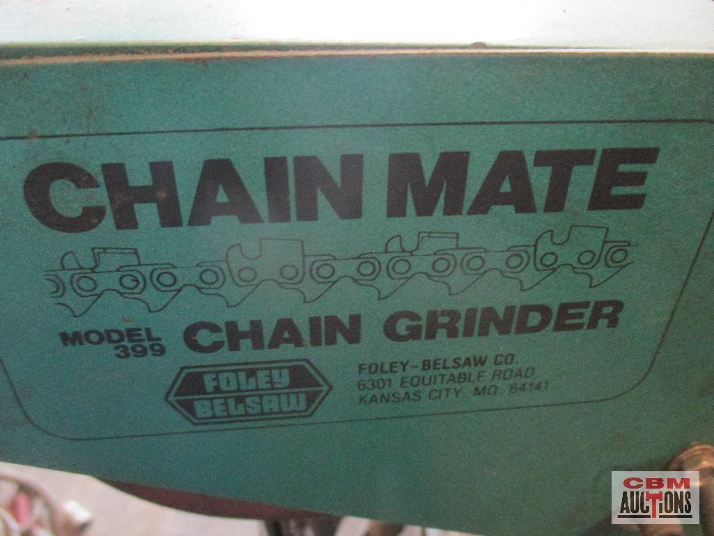 Foley Belsaw Chain Mate 399 Chainsaw Grinder Sharpener & Table(Unknown) *3