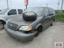 2005 Kia Sedona Van, VIN # KNDUP132356708568