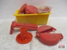Assortment Of Lock Out Covers & Rebar Caps