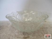 Punch Bowl With Wooden Box *3