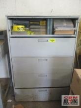 Metal File Cabinet & Vintage Automotive Repair Books & Contents *3