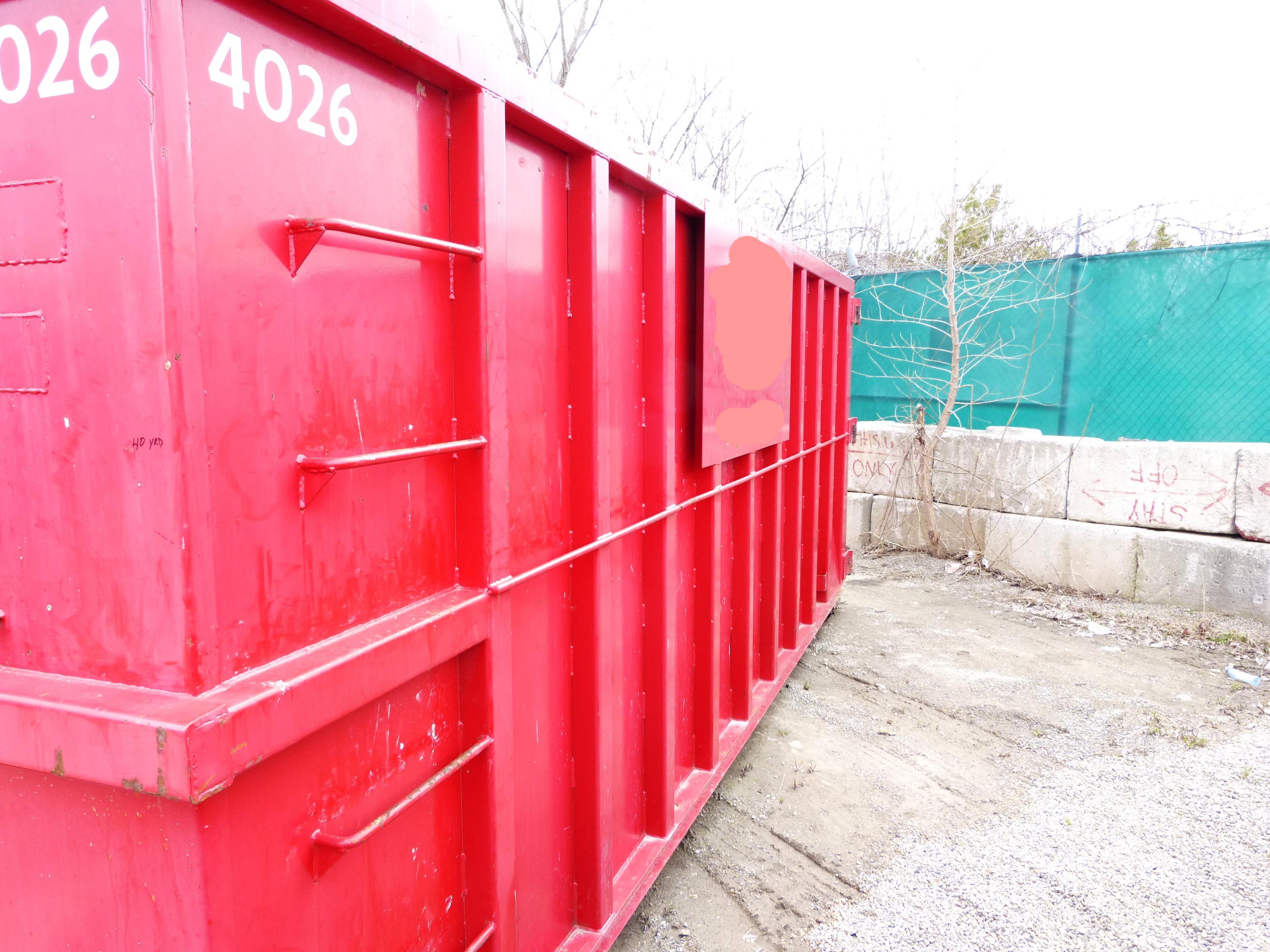 AMM Manufacturing Heavy Duty 40 Yard Roll- Off Bin - Almost New Condition