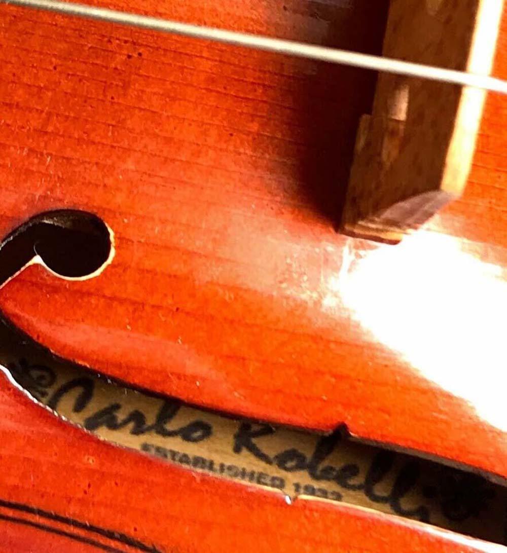 CARLO ROBELLI P-107 1/2 VIOLMASTER STUDENT VIOLIN w BOW