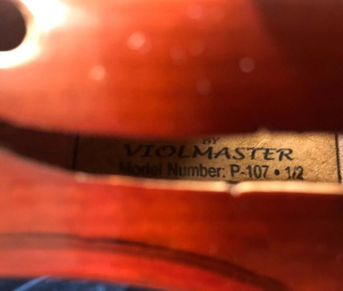 CARLO ROBELLI P-107 1/2 VIOLMASTER STUDENT VIOLIN w BOW
