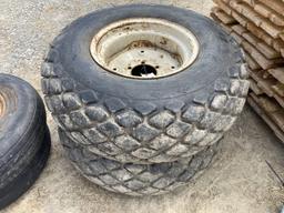 Goodyear 12.4-16 Implement Tires on Rims