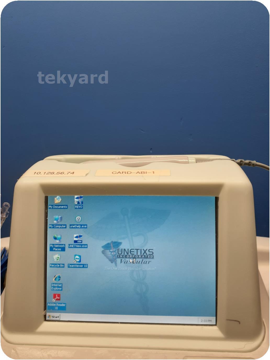 Unetixs Vascular Revo 12933-0000-01  Peripheral Vascular Evaluation System
