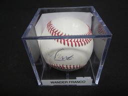 Wander Franco signed ROMLB baseball JSA COA