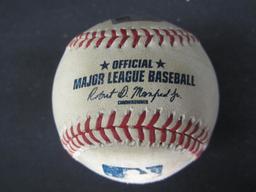 Jose Ramirez signed GU Baseball MLB Auth
