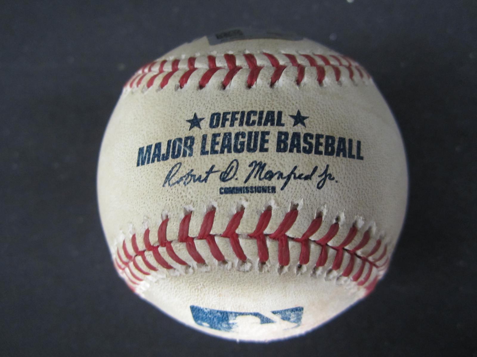 Jose Ramirez signed GU Baseball MLB Auth