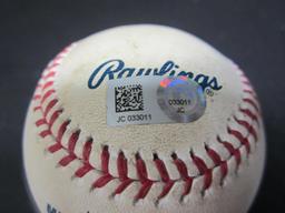 Jose Ramirez signed GU Baseball MLB Auth