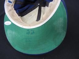 Richie Zisk Mariners auto Game Worn Hat FSG COA