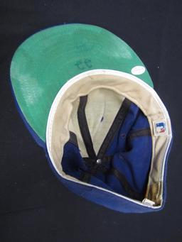Richie Zisk Mariners auto Game Worn Hat FSG COA