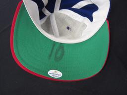 Jim Sundberg Rangers game worn hat FSG COA
