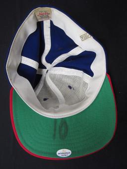 Jim Sundberg Rangers game worn hat FSG COA