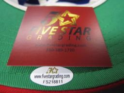 Jim Sundberg Rangers game worn hat FSG COA