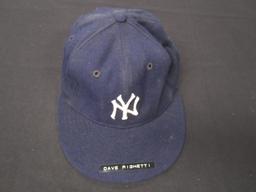Dave Righetti Yankees game worn hat FSG COA