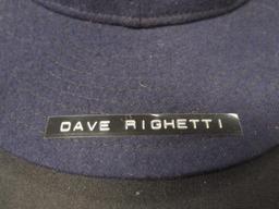 Dave Righetti Yankees game worn hat FSG COA