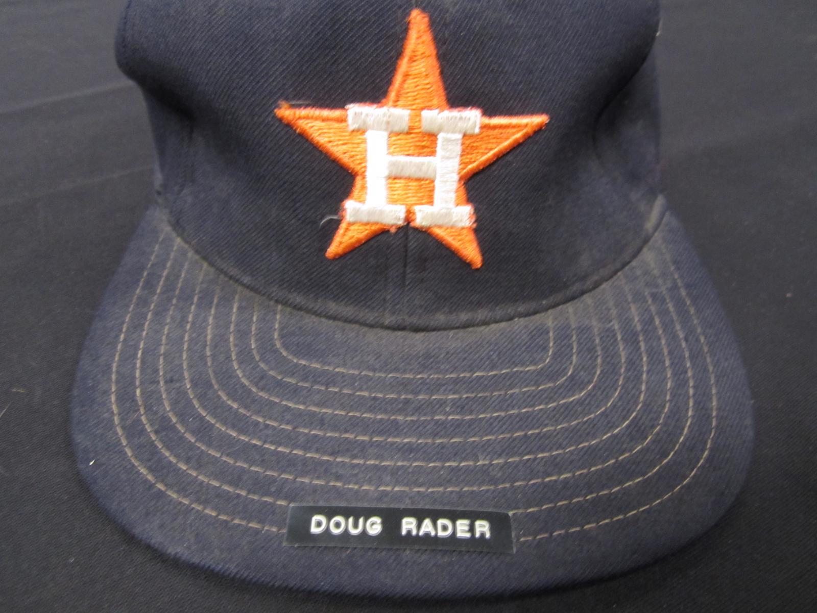 Doug Rader Astros game worn hat FSG COA
