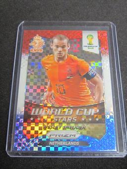 2014 PANINI WESLEY SNEIJDER RWB PLAID PRIZM