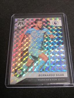 21-22 PANINI BERNARDO SILVA SILVER MOSAIC PRIZM