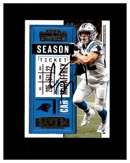 Christian McCaffrey Signed/AUTO Card w/ COA