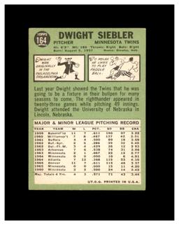 1967 Topps #164 Dwight Siebler