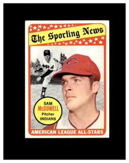 1969 Topps #435 Sam McDowell AS