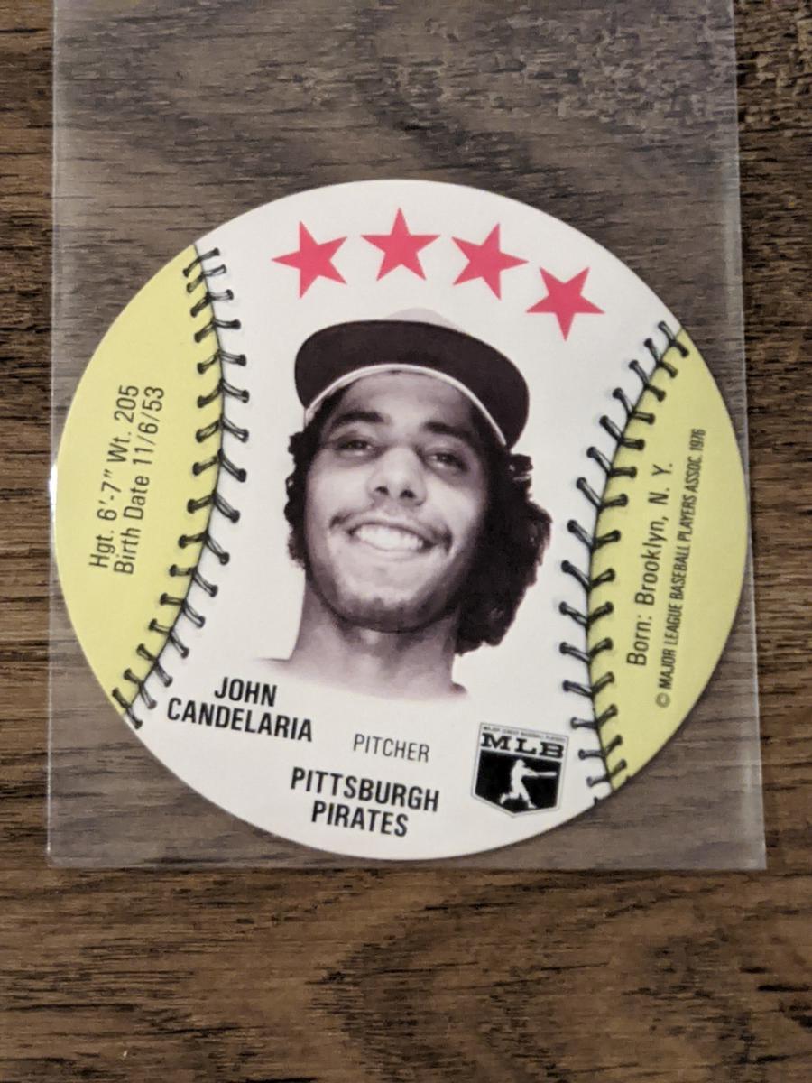 John Candelaria 1976 MSA DISC Isaly's S family