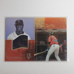 2004 UPPER DECK UD REFLECTIONS MIKE CAMERON GAME USED JERSEY CARD NEW YORK METS