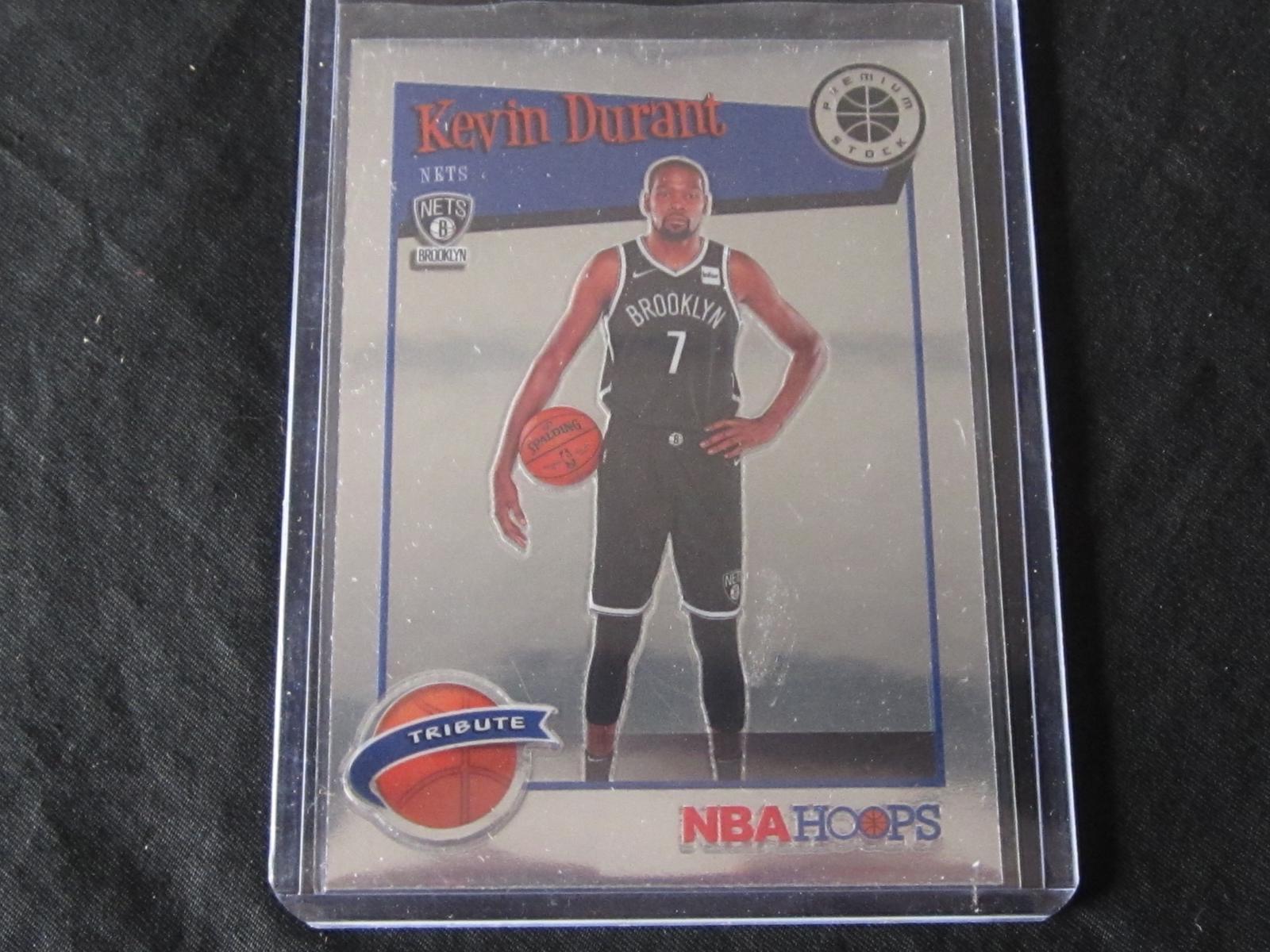 2019-20 HOOPS PREMIUM STOCK KEVIN DURANT TRIBUTE NETS
