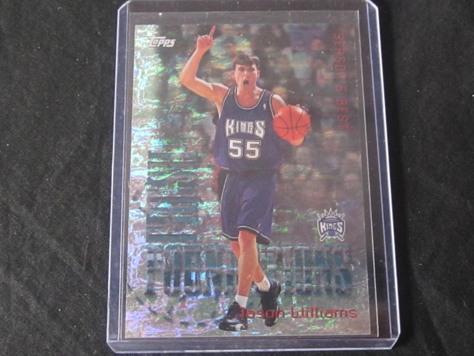 1999 TOPPS JASON WILLIAMS FRESH FOUNDATIONS SEASONS BEST KINGS