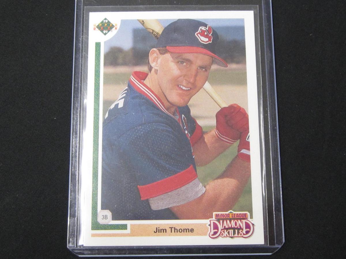 1991 UPPER DECK MINOR LEAGUE JIM THOME RC DIAMOND SKILLS INDIANS