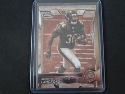 2015 TOPPS CHROME JEREMY LANGFORD RC /99 SEPIA REFRACTOR BEARS